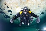 Deco rebreather in Cave