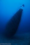 USS Apagon submarine bow section